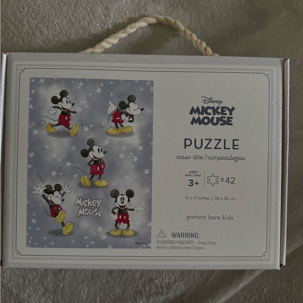 Pottery Barn Kids Disney Mickey Mouse Puzzle